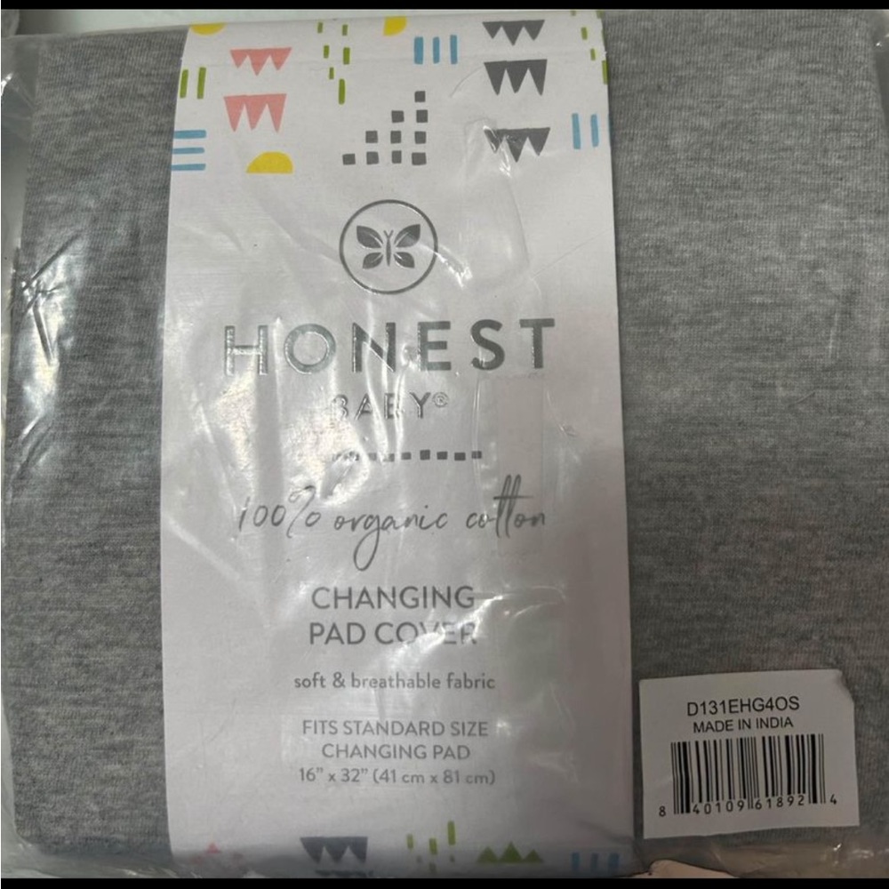 Honest baby changing pad cover